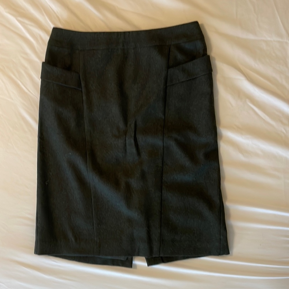 Forest Green wool skirt by Ann Taylor size 2P